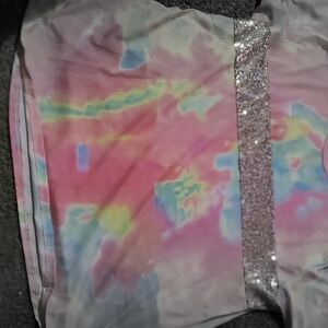 Colorful Tie-Dye Blouse with Sequin Detail